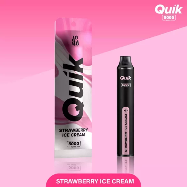 Ks Quik 5000 Puff Strawberry Ice Cream